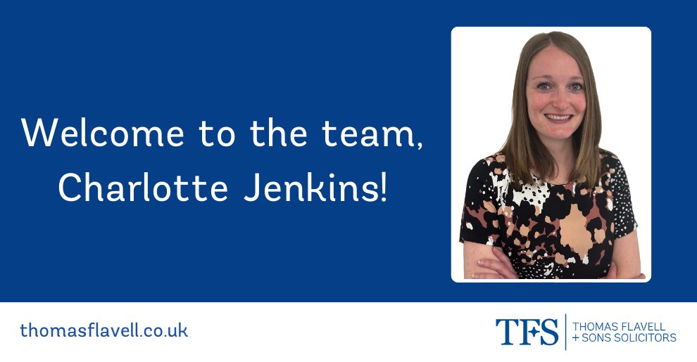 We are delighted to welcome Charlotte Jenkins to the TFS team!

Charlotte will be working with our Private Client Team in Hinckley. Her specialist legal areas are Wills, Probate and Lasting Powers of Attorney.

Welcome to the team Charlotte!

#welcometotheteam #newstarter