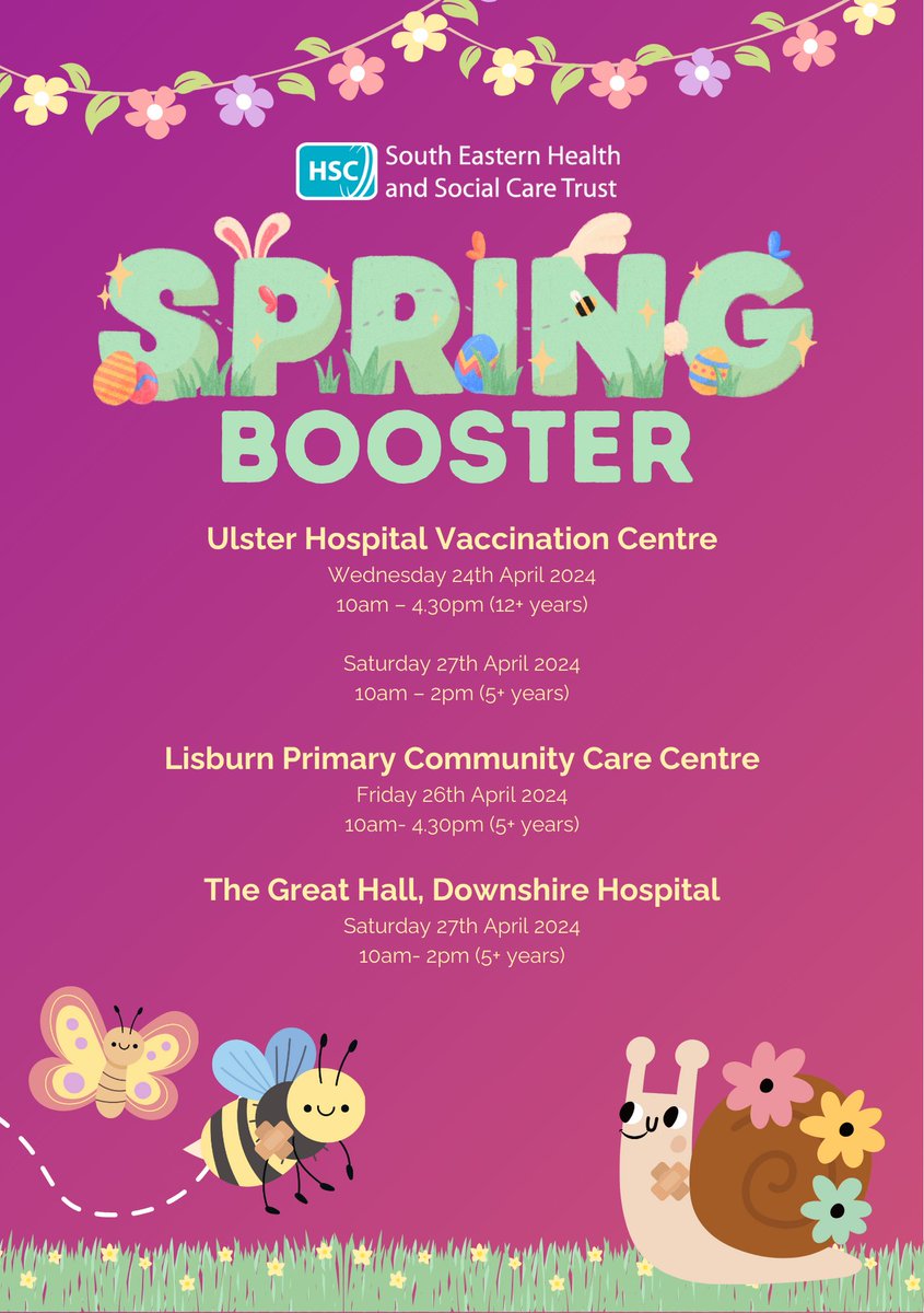 🌸 SPRING BOOSTER NOW AVAILABLE! 🌸 Our COVID vaccination program is in full bloom! 💉 Book online or walk-in at one of our clinics 👇 NEW eligibility criteria available on our website: bit.ly/493d3r5
