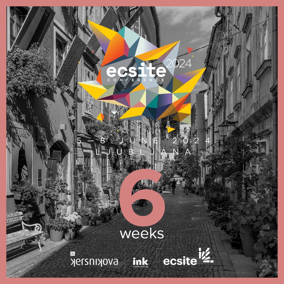 📢 With just 6 weeks left until #Ecsite2024, seize the opportunity to connect with fellow science communication enthusiasts, share insights, and contribute to the field! Join us 5-8 June in Ljubljana, Slovenia ➡️ buff.ly/3QRDqu3 #Ecsite #scicomm