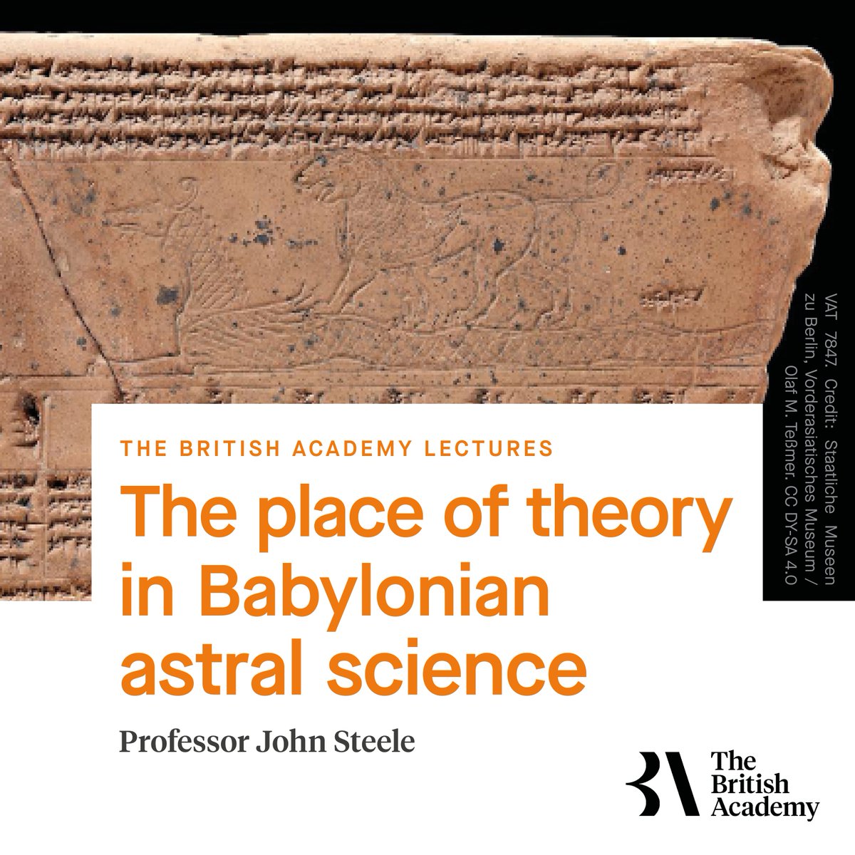 Event | There’s still time to join us for ‘The place of theory in Babylonian astral science’, presented by Professor John Steele as part of the @BritishAcademy_’s flagship lecture programme. 📅9 May, 5.30-6.30pm 📍Bennett Building 🎫buytickets.at/uolevents/1095… #CitizensOfChange