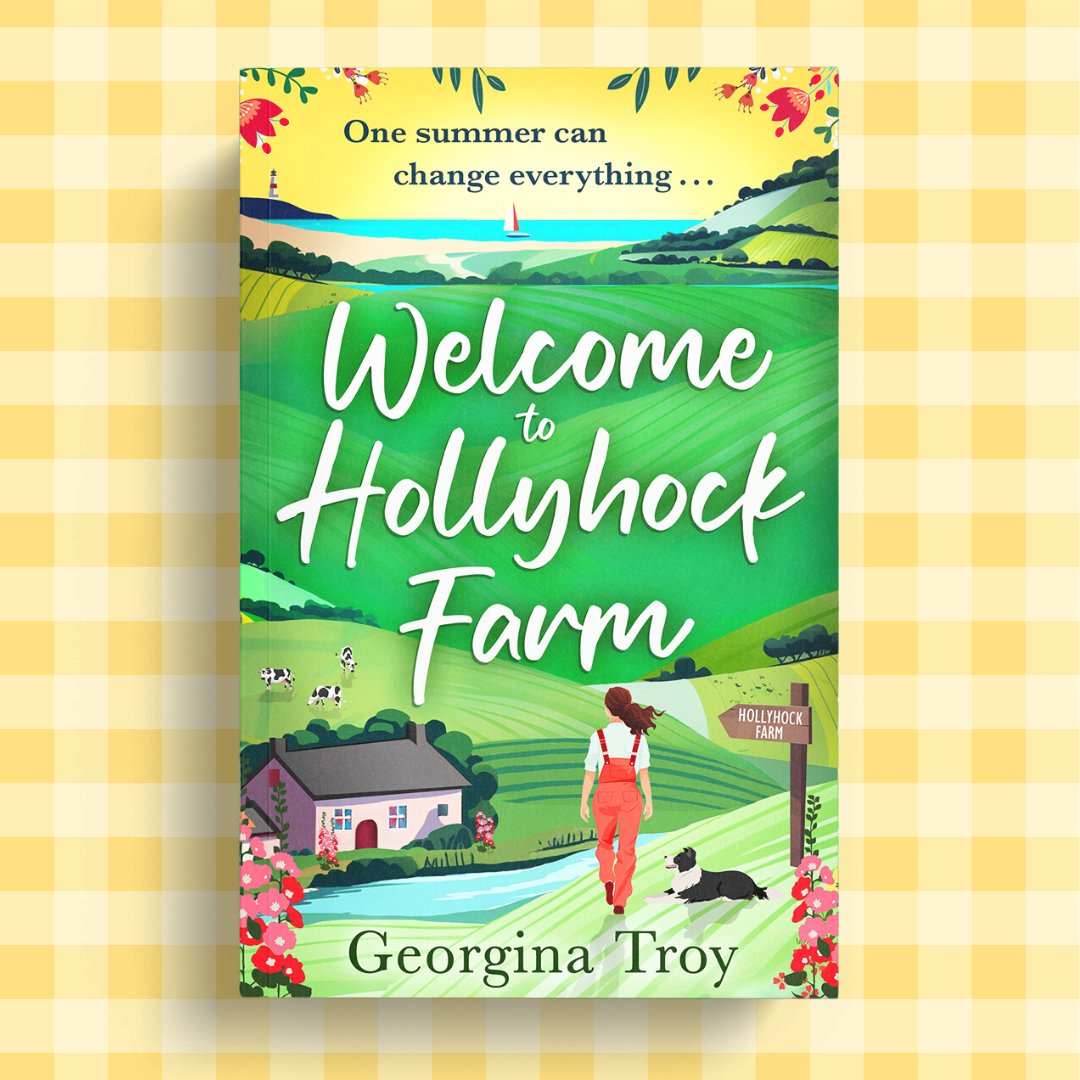 Happy publication day to @GeorginaTroy! 🎉 #WelcomeToHollyhockFarm is the exciting start to a brand-new series and a gorgeous new romance, perfect for fans of Rachael Lucas and Phillipa Ashley! 💫 Get your copy and start reading here 📖 mybook.to/welcomehollyho…