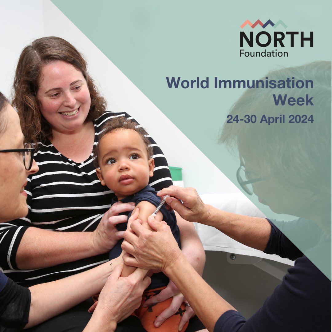 Last year, 95.2% of children in #NthSydHealth were fully immunised at one year of age, reducing their risk of serious illness and hospitalisation. Immunisation protects individuals and the community so we can all live happier, healthier lives. #WorldImmunisationWeek