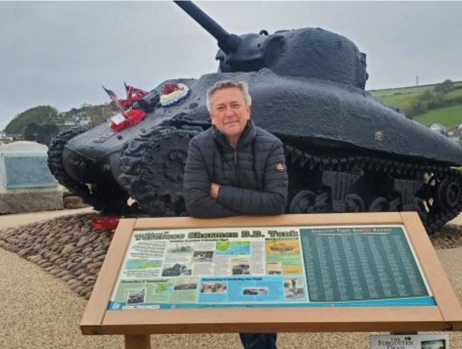 On Sun 28 April, at the Sherman Tank Memorial in Torcross, Slapton Sands, South Devon, there will be an 80th Anniversary Memorial Service honouring soldiers of Exercise Tiger in WW2. Pay your respects and learn more at ow.ly/byV750Rj6Ru. #DDay80 #ExerciseTiger