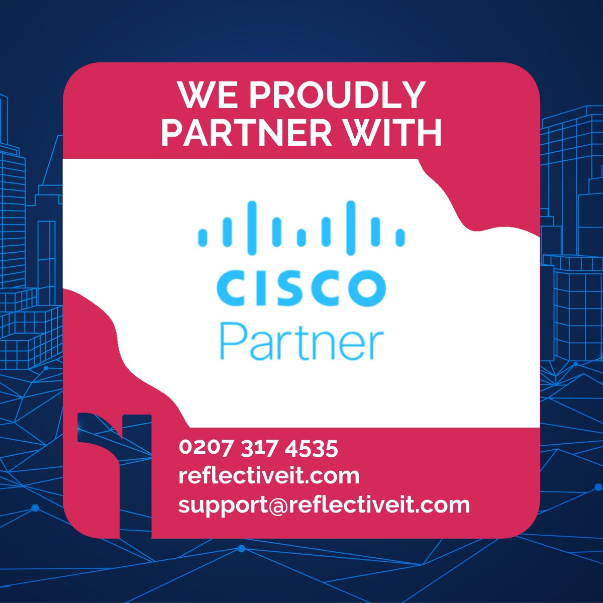 Excited to be working hand in hand with Cisco as a trusted partner! 💼 Our long-standing collaboration allows us to offer top-notch networking solutions and support to our clients. Leverage Cisco tech for your growth! 🌐💼 #CiscoPartner #Networking #BusinessSupport