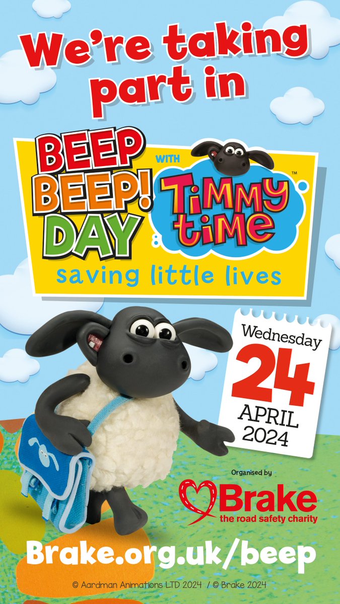 We're working with @brakecharity & Timmy Time to support #BeepBeepDay today. We're out in schools in #London teaching road safety to children aged 2-7. Did you know every day six children are killed or seriously injured on the roads? Find out more at brake.org.uk/beep