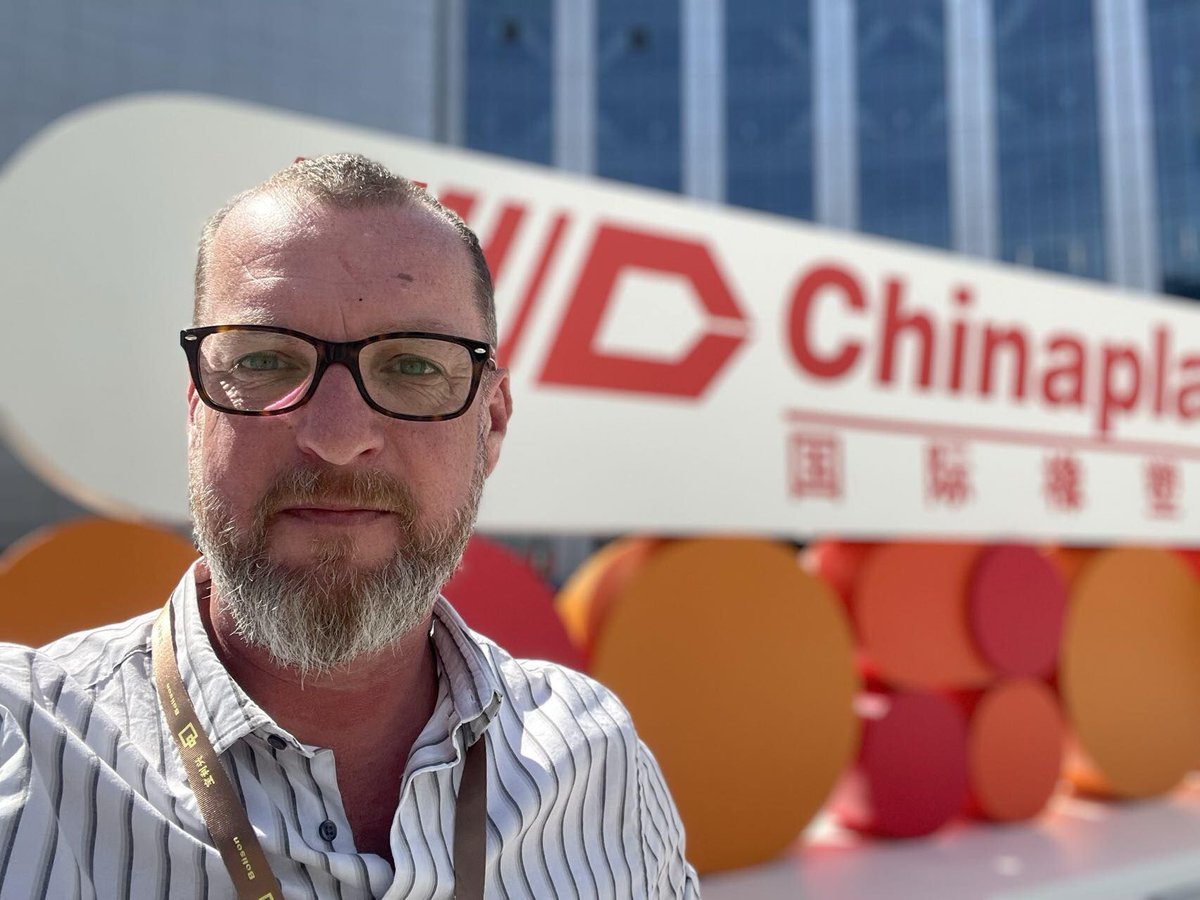 Chinaplas Day 2✅🇨🇳 Another great day completed for Mark and @TheBPF at day 2 of Chinaplas! More great conversations promoting the UK plastics industry and the power of marketing! #chinaplas #TheBPF #plasticsindustry
