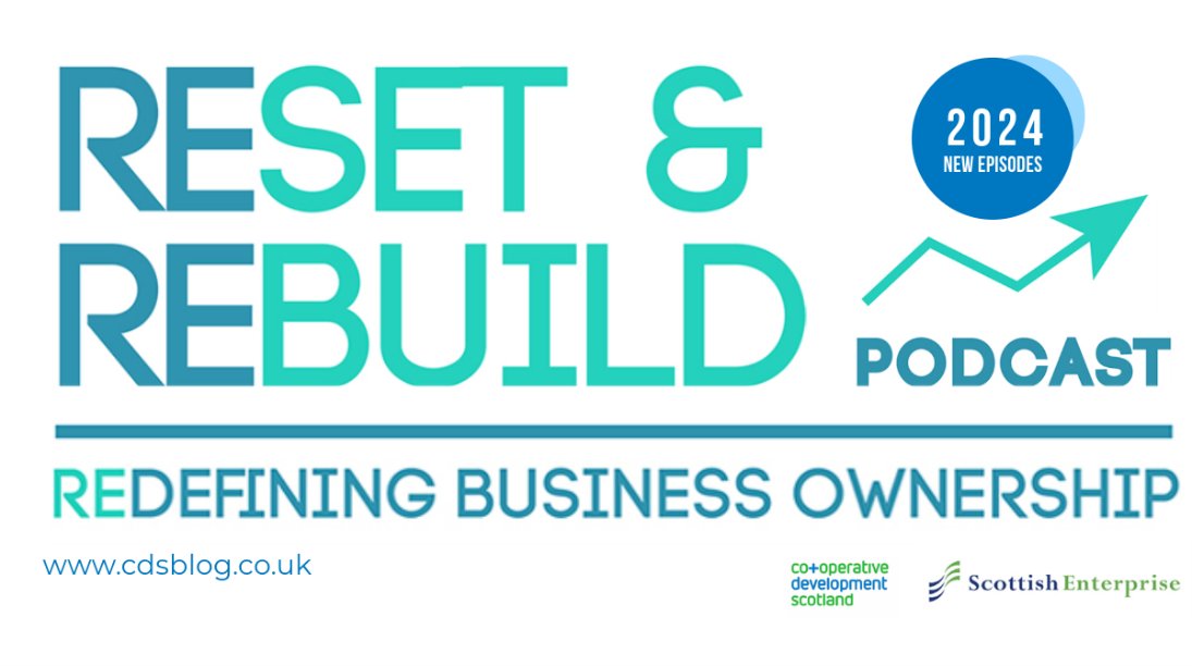 BusinessGlasgow's tweet photo. Brand new episodes of @cdscotland’s #ResetandRebuild podcast available now. 

Hear from experts from @5pm, @GreenCityCoop, @workers_coop, @coop_finance &amp; @scotent on the role inclusive businesses can play in creating a fairer &amp; stronger economy: 🎧https://t.co/set2t5qaIt https://t.co/EvoGe58rn3
