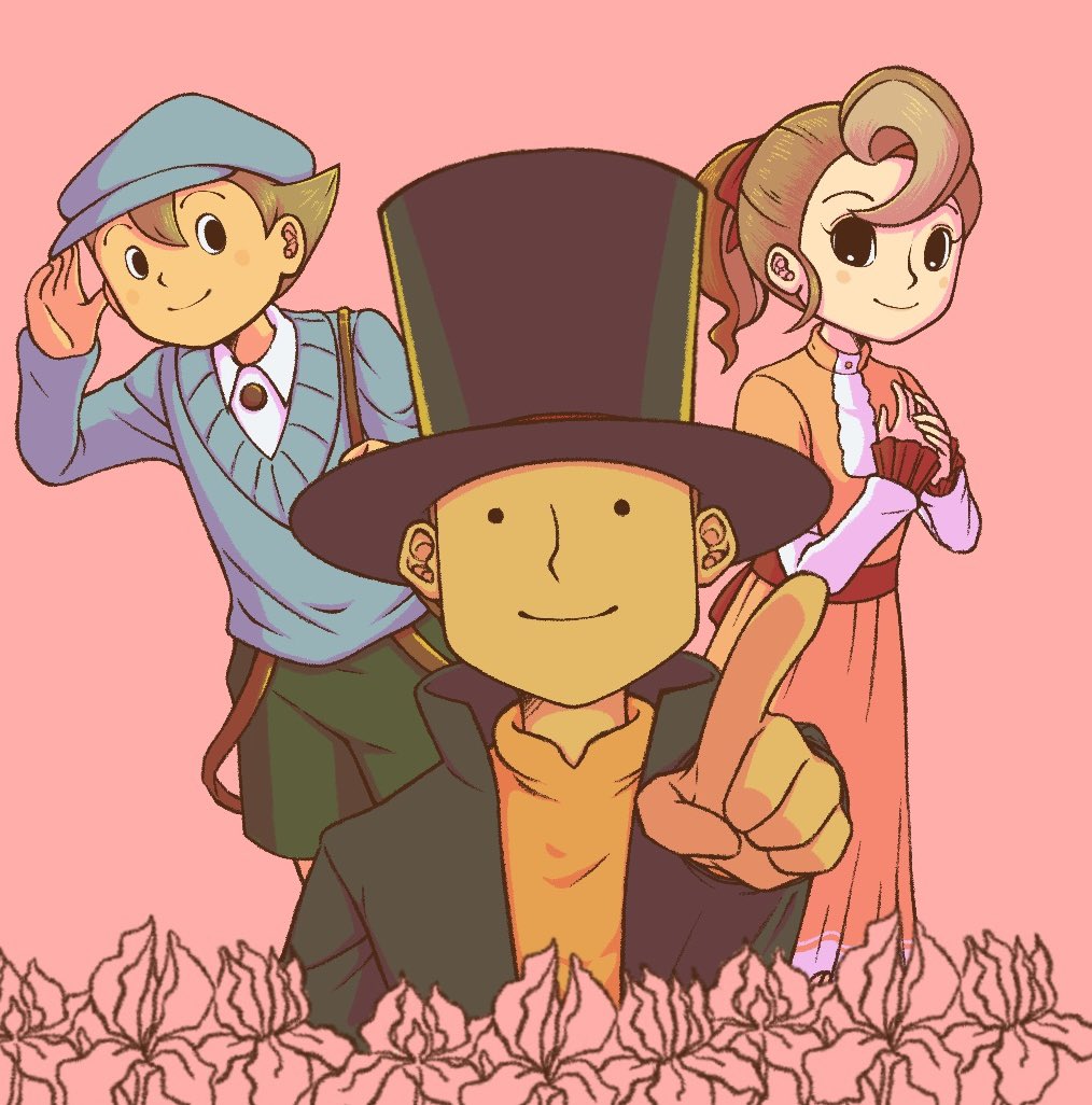 Professor Layton Main Characters
-Hershel Layton
-Luke Triton
-Flora Reinhold