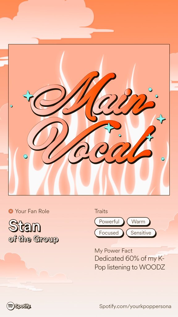 My Spotify K-pop Persona result:
Stan of the group : #WOODZ 🤣🤣🤣

What am i supposed to do with this information? 🤣
#우즈 #조승연 #CHOSEUNGYOUN