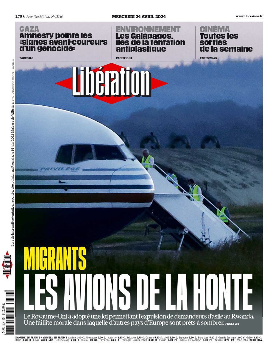 Les avions de la paix.