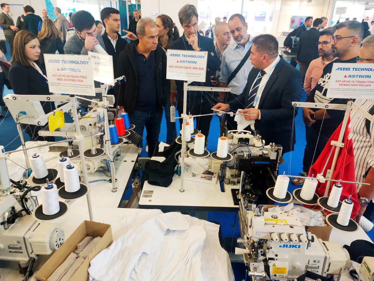 AstasTechnology's tweet image. We welcome you to our stand at TEXPROCESS Frankfurt Fair where we exhibit our machines equipped with the latest technology
Hall 9.00 – Stand B55

#texprocess #astastechnology #fairs #messefrankfurt #sewingtechnologies