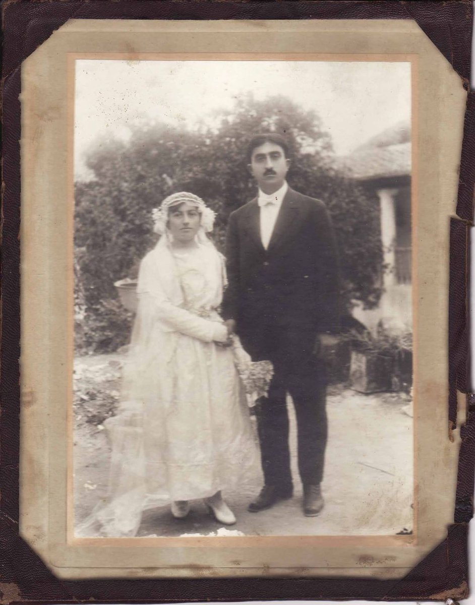 My grandma's Armenian father & Cypriot Greek mother... Surviving the Armenian Genocide in Ottoman empire in 1915, her father escaped from Musa Dagh to Cyprus on a French boat. After 69 years, he & his wife were killed in their bed by Turks in 1974.