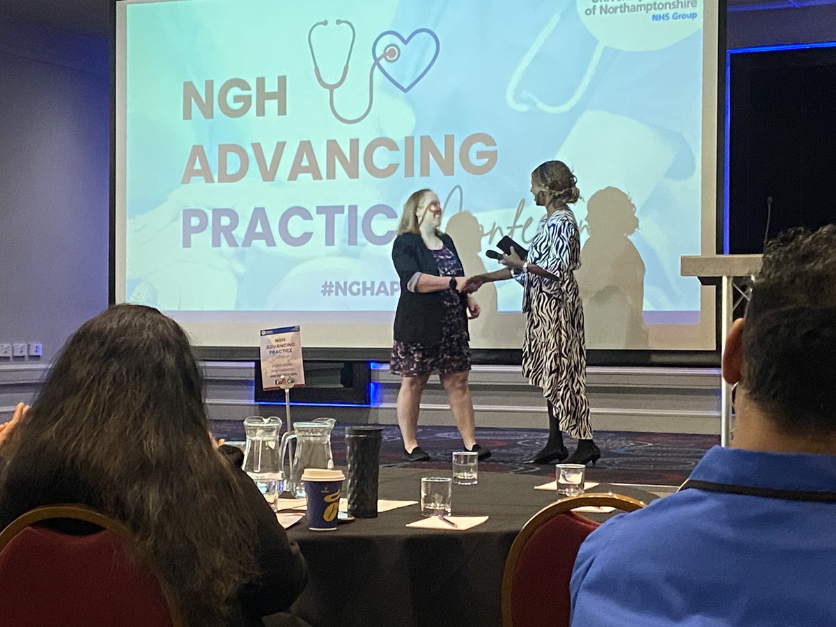 A surprise start to the #NGHAPConf24 day for @ANPShea as she is presented with a #CavellStarAward
Looking forward to celebrating the ACPs and their innovations as they strive to be better and give #BestPossibleCare to our patients