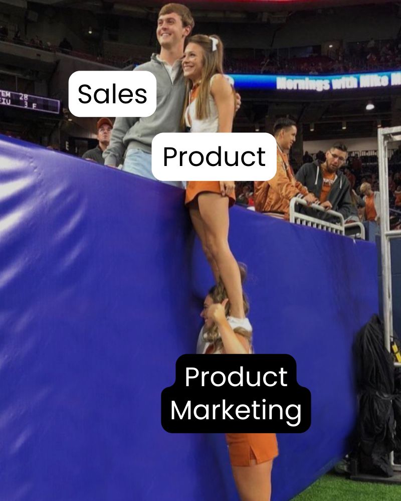 Take a moment to appreciate your PMMs y'all!

→ Give them a shout-out
→ Buy them a coffee
→ Record a cheer

#productmarketing