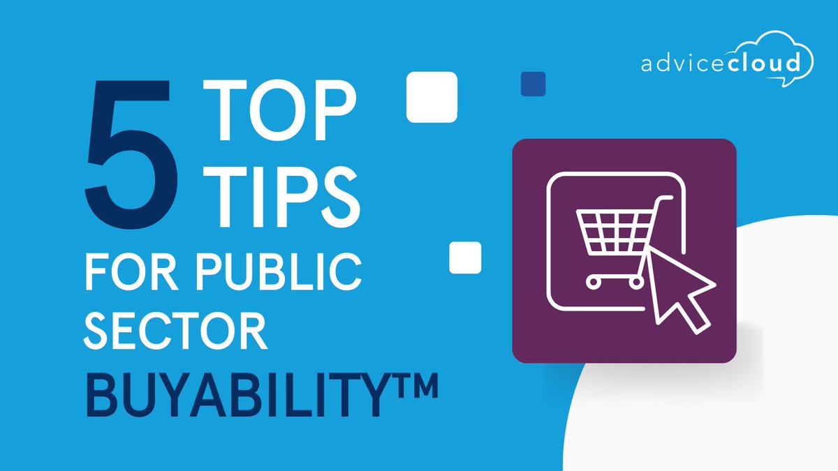 Want more public sector deals? Get 5 tips to boost your Buyability™ with public sector buyers! From showcasing expertise to improving visibility, this blog has insights to help you stand out: bit.ly/49LkLGI Tags #ITProcurement #GovTech #GovSuppliers