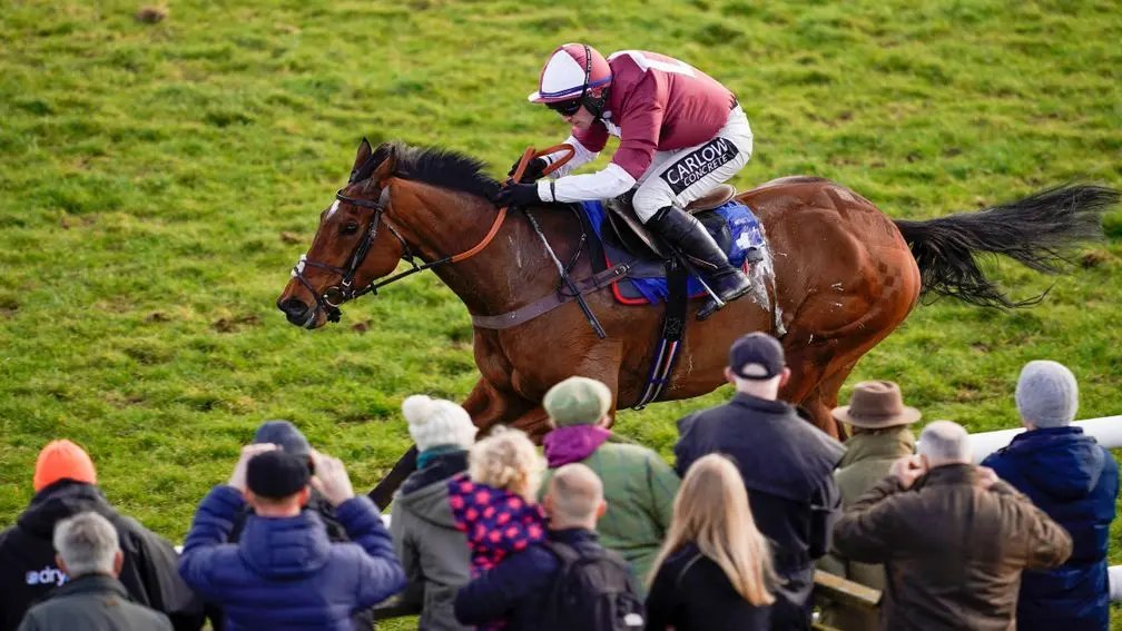 Lady Adare (132 Chase Blacktype) is retired on a Non Racing Agreement on 23/04/24 An 8yo mare she last appeared in G2 Mares Novice Chase, at Cheltenham, 5 days ago. She had 12 starts & 5 wins. She had 3 Wind Ops which hints at her issues ©Alan Crowhurst(Getty Images)