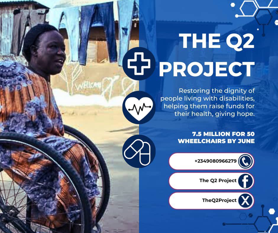 We have all seen or known an incapacitated person. Embarrassed & sad about it The Q2 Project started thinking of how to fight for People with disabilities. I’m sure you’ve seen many dragging theirselves with almost no help. No dignity. We need to dignify them by raising funds