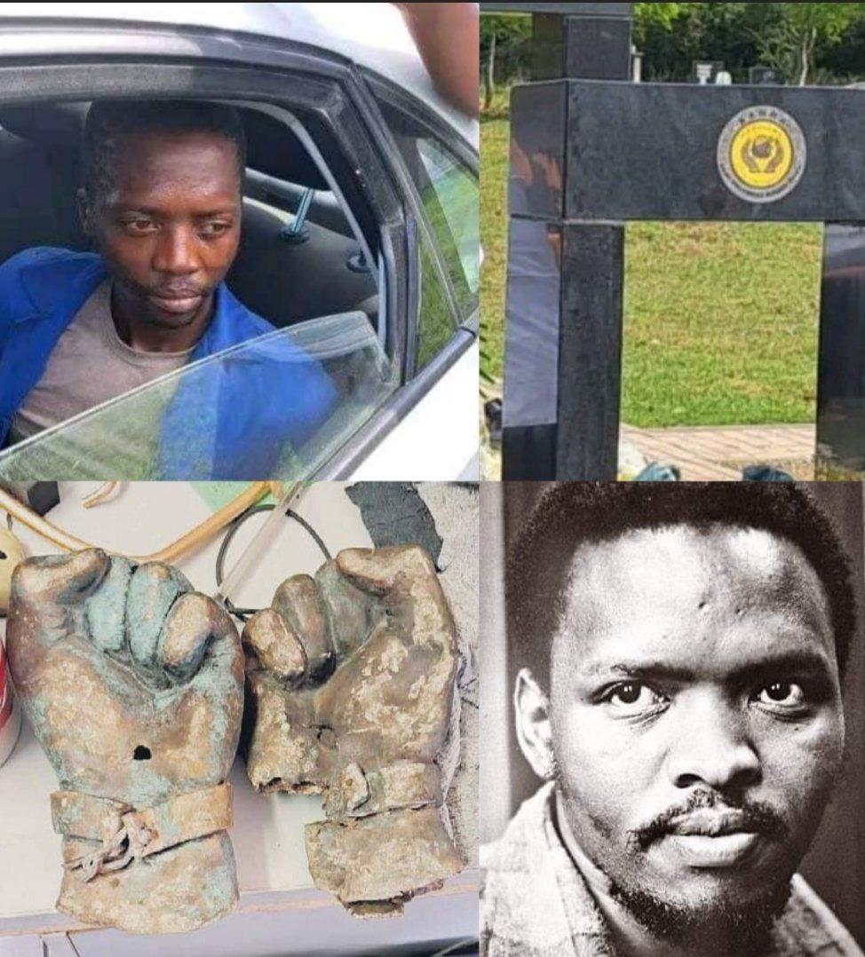 Zimbabwean man arrested for vandalizing the tomb of Steve Biko.

Julius Malema and the EFF must be happy.