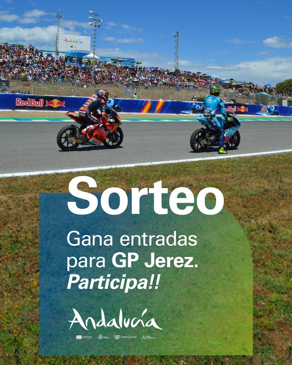 🏍 🎟 ¡Participa y consigue 1 de las 6 entradas dobles que sorteamos para el Gran Premio de España MotoGP Jerez 2024! 📲Rellena el formulario aquí: gleam.io/TMXGW/te-invit… 🔛Sorteo activo hasta el viernes 26 de abril a las 15:00h. Se contactará con los ganadores vía email📧