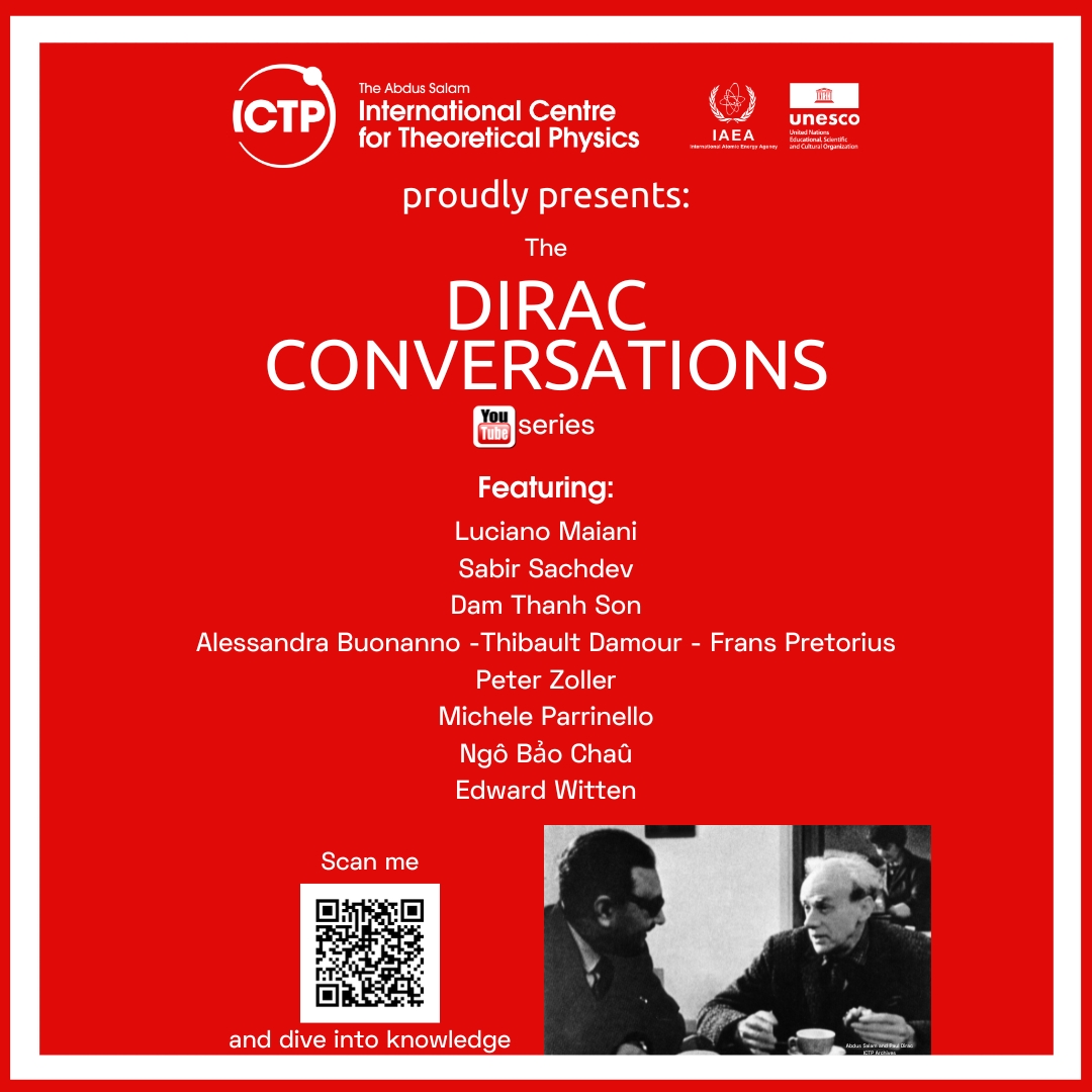 The series, launched on the day ICTP celebrates the laureates of the 2023 Dirac Medal, features interviews conducted by ICTP Director Atish Dabholkar with some of the world's top physicists and mathematicians. youtube.com/playlist?list=…
