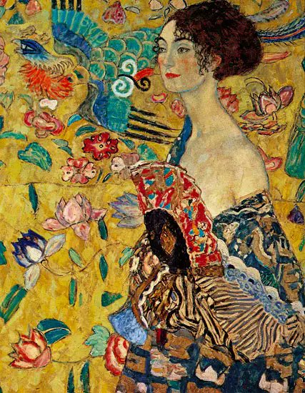 Gustav Klimt, Lady with a Fan