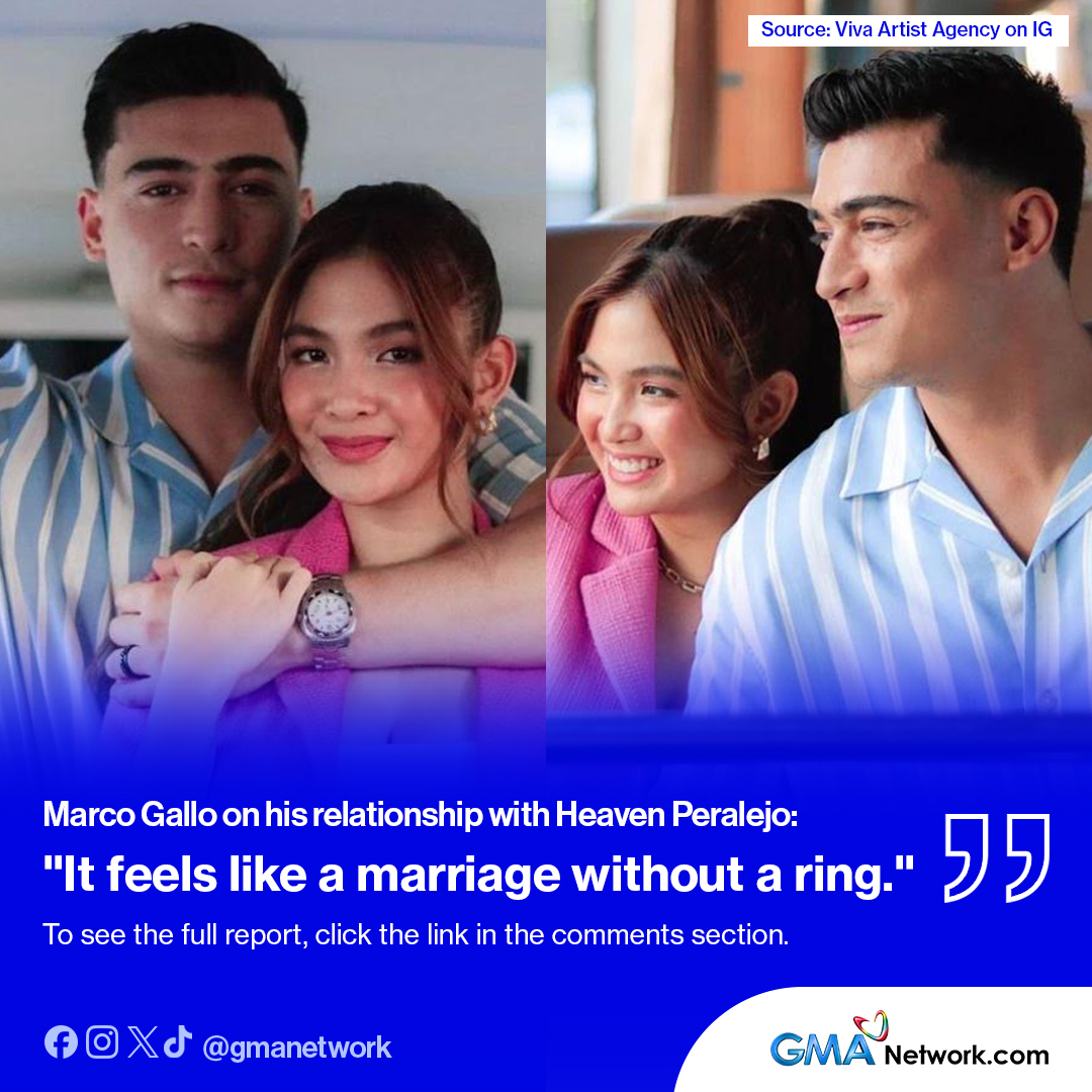gmanetwork's tweet photo. Read what Marco Gallo has to say about his relationship with Heaven Peralejo.

Read HERE: https://t.co/8tswspww2f https://t.co/OqGevaFpWr