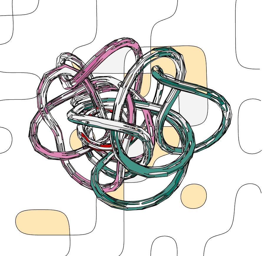 knots #threejs #3D #illustration #ProceduralArt #generate #fxhash #art #tezos #NFTCommunity #NFT #computerart #generativeart #generative #creativecoding #genuary #nftart #svg #tezosnft #artwork