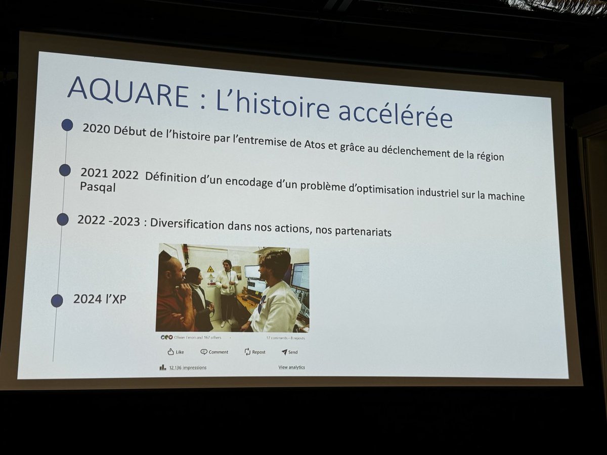 Optimiser la charge des batteries automobiles avec le calcul #quantique c est le but du projet AQUARE porté par ⁦<a href="/EDFofficiel/">EDF</a>⁩ et ⁦<a href="/pasqal_quantum/">Pasqal - Quantum Computing</a>⁩ dans le cadre du #PackQuantique ⁦<a href="/iledefrance/">Région Île-de-France</a>⁩ ⁦<a href="/ADublanche/">Alexandra Dublanche</a>⁩ ⁦<a href="/vpecresse/">Valérie Pécresse</a>⁩ ⁦<a href="/sup_recherche/">Ministère Enseignement supérieur/Recherche/Espace</a>⁩ ⁦