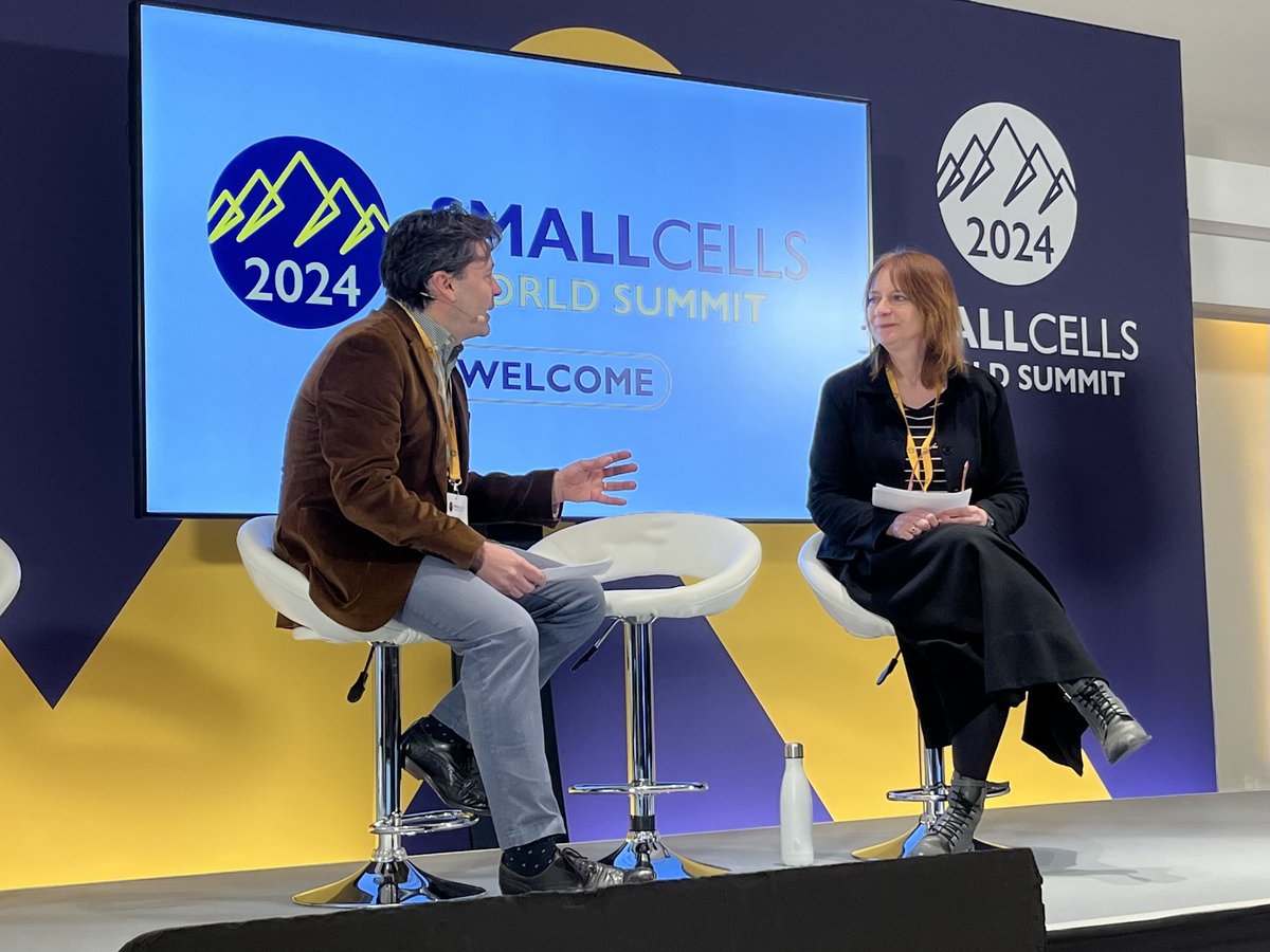 small_cells's tweet image. Day two of #SCWS2024 starts with the &apos;Fireside chat: What the market is telling us - 2024-30 service provider survey results&apos; featuring Caroline Gabriel and Keith Dyer.

#SCF