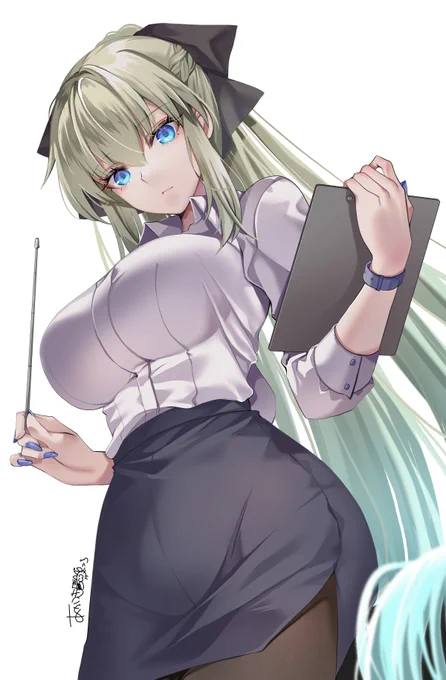 モ…モルガン先生…  #FGO 