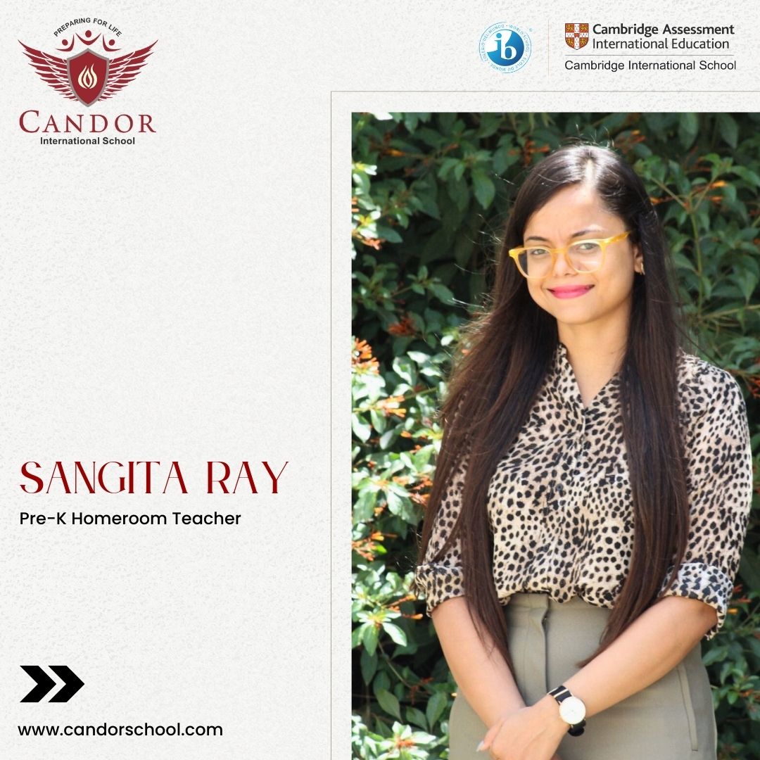 Meet Ms. Sangita, an accomplished early childhood educator, who boasts over six years of experience nurturing young learners. 
#CandorInternationalSchool #Bengaluru #BestInternationalSchool #TopInternationalSchool #IB #EYP #InspiringJourneys #meetthefaculty #Education