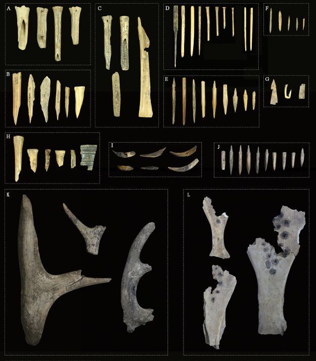 NEW Bone, antler and teeth tools from Longshan (c. 2500–1800 BC) Pingliangtai 🇨🇳 One of the first systematic studies of bone-working in prehistoric China shows that bone tool production was incredibly advanced, despite being household-based. 🆓 buff.ly/3QbJhcY
