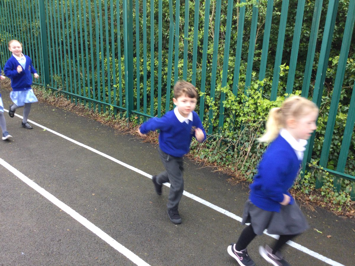 We are enjoying daily activity as part of our mini marathon. @_thedailymile #OLOLPE