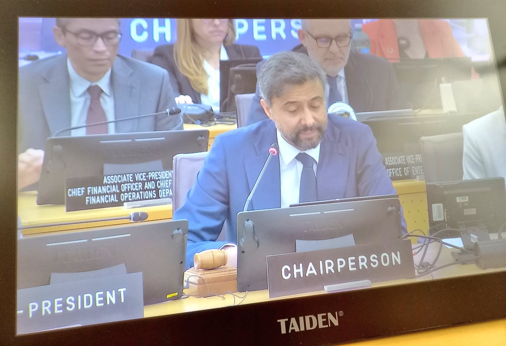 The 1️⃣4️⃣1️⃣st session of the @IFAD Executive Board kicks off with opening remarks by @IFADPresident delivered in 🇬🇧🇫🇷🇪🇸🇸🇦! On the agenda, inter alia: ➡️Report on #IFAD13 replenishment ➡️Appointment of members of the subsidiary bodies ➡️Country program for #Colombia🇨🇴 ➡️&more...