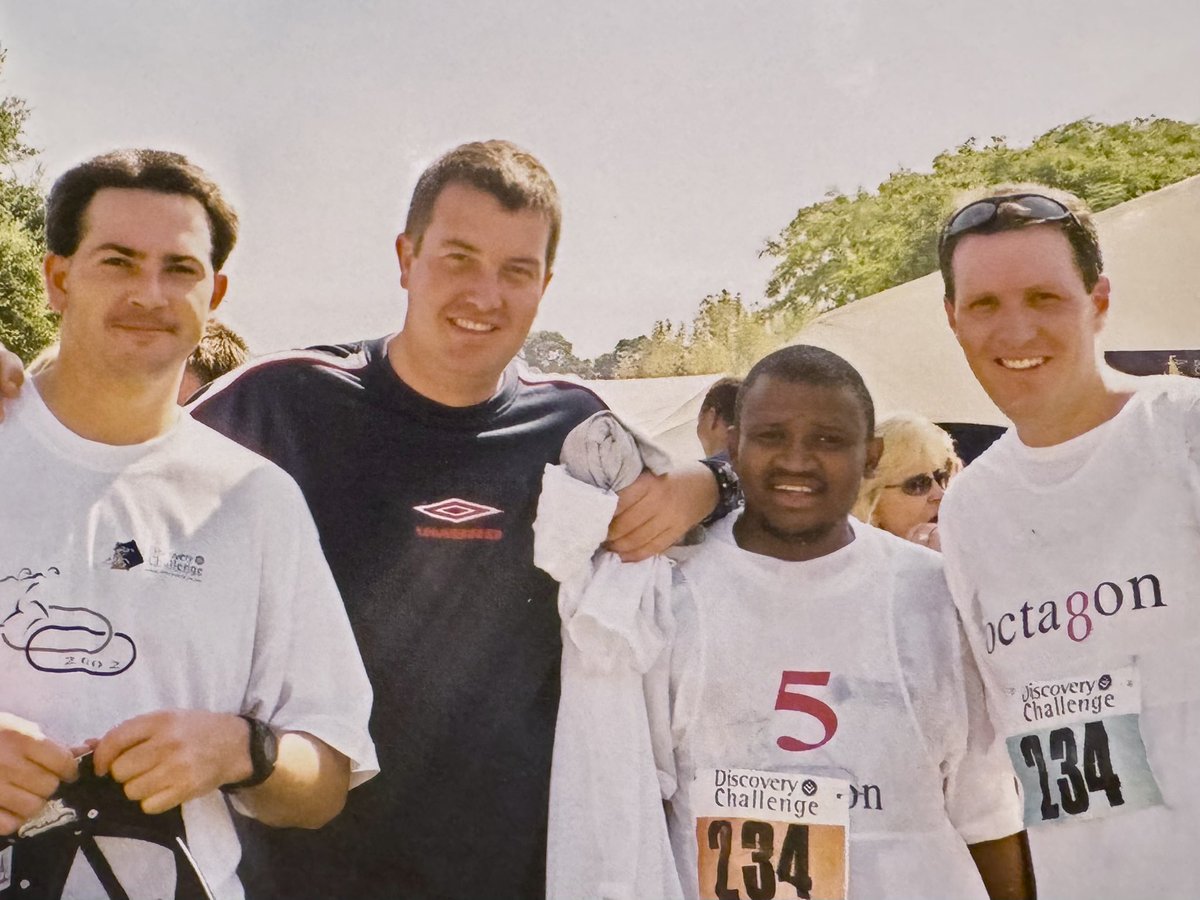 Throw back to 2002, a few younger faces from Octagon’s early days..

Discovery Challenge Corporate Relay.

#OctagonFamily
<a href="/JohnDixonSA/">John Dixon</a> 
<a href="/Justin_Sampson2/">Justin Sampson</a>
