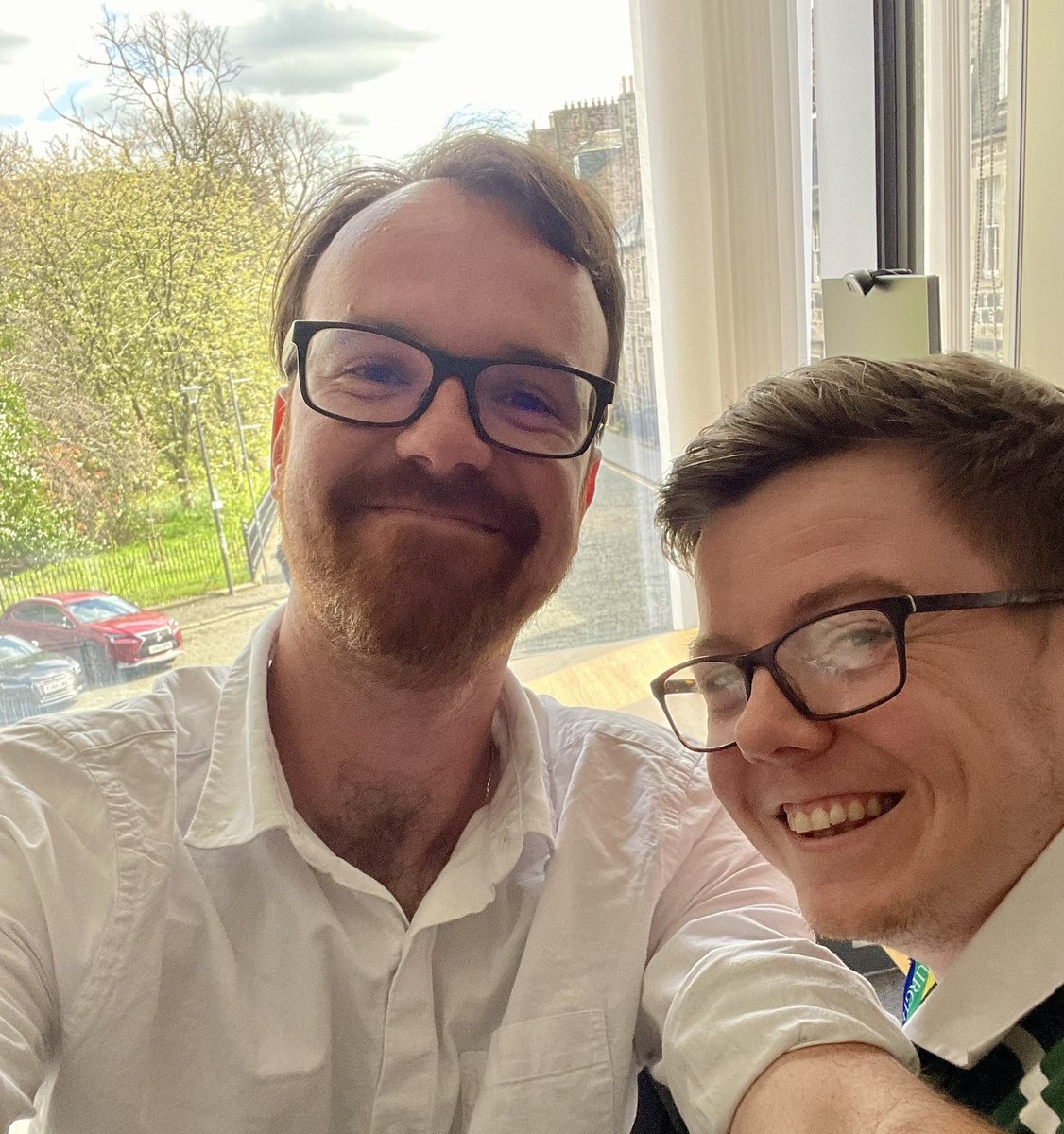 Lovely few days in Edinburgh with <a href="/CuriousCoyle/">chris coyle</a> at <a href="/CDBSEdinburgh/">CDBS Edinburgh</a> talking all things babies, parenting and glia!