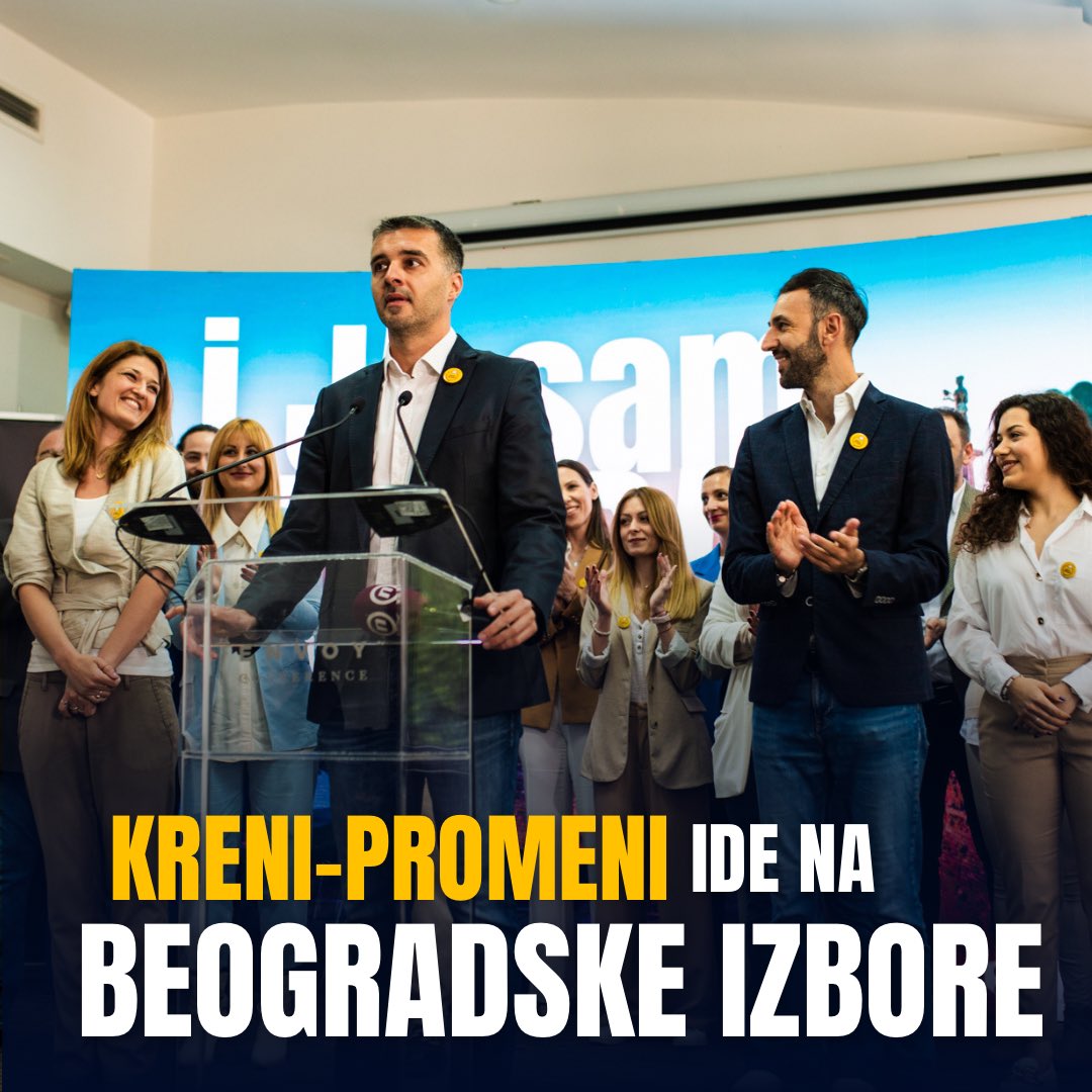 KPromeni's tweet image. Krećemo-Menjamo! 
I ja sam Beograd! ✊🏻