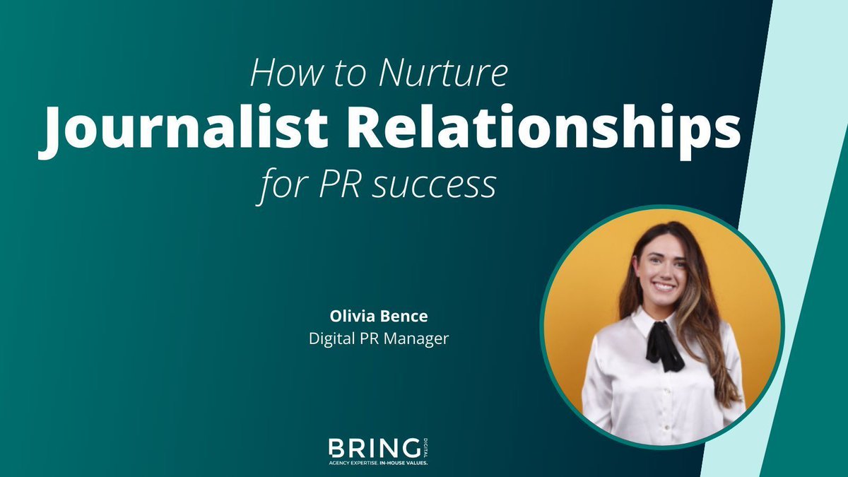 The digital PR world has changed... and so has the way we build journalist relationships. 

In our latest blog, Digital PR Manager Olivia Bence explores how a personal touch can  turn journalists into brand allies. Check out the full blog here buff.ly/3JunglW 

#DigitalPR