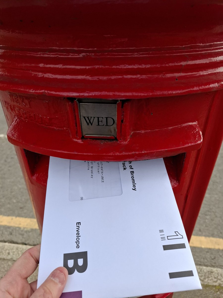 I've voted for a brilliant team: - @robblackie for Mayor, - Gita Bapat (@MsAlliance) for Bexley & Bromley, & a strong @LondonLibDems team on the @LondonAssembly including @HinaBokhariLD, @Gareth_Roberts_ @IrinavonWiese & @MainesChris. Use your vote! 🗳📮 libdems.org.uk/voted