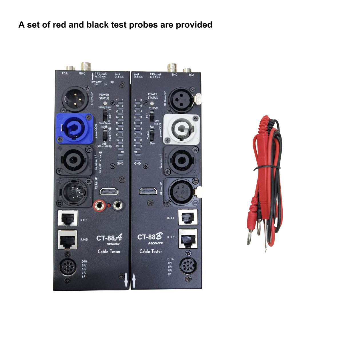 AmyChen0401's tweet image. Detachable Advanced Cable Tester Line Audio Cable Checker and Finder 10-Way Switch Wire Tracker with LED Indicators, Separate Working Mode, Rectangular.
Model: CT-88 cable tester.

Many types for you to choose

E-mail: amy@vertex-audio.com
Whatsapp: +86 15757857457
#cabletester