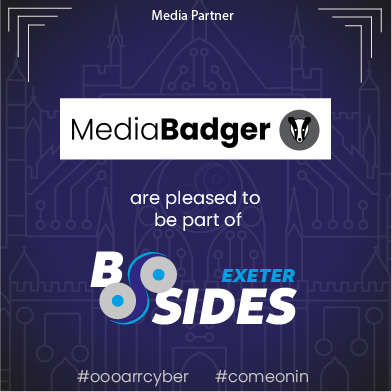 ⚫ ⚪ Shout out to our Media Partner - Marcus Hind and Media Badger for their ongoing support for graphics, website and various designs you see here and at the conference.

🎟  Grab your ticket today - ti.to/bsides-exeter/…

#BSides #oooarrcyber #comeonin #Exeter
