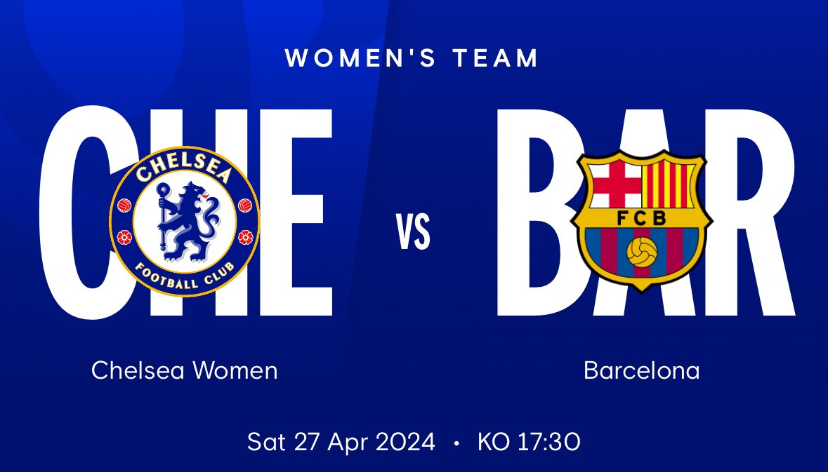 Anyone on here going to the second leg of Chelsea vs Barcelona at Stamford Bridge? 👀 #CHEBAR