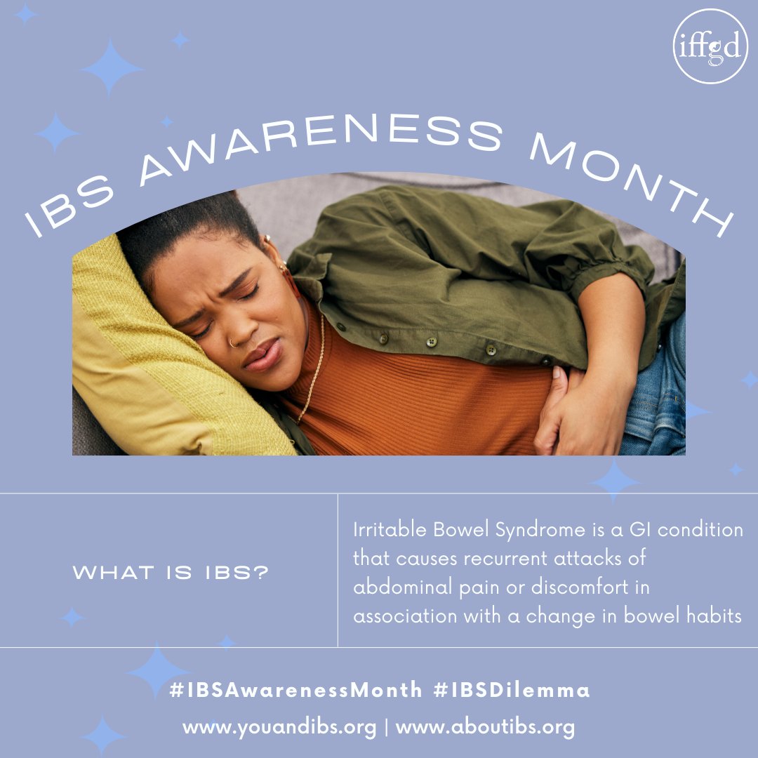 April is Irritable Bowel Syndrome (IBS) Awareness Month.

Learn more about IBS on aboutibs.org.

#IBS #IrritableBowelSyndrome #IBSAwareness #IBSAwarenessMonth #IBSDilemma #DigestiveHealth #GutHealth

Image Source: IFFGD