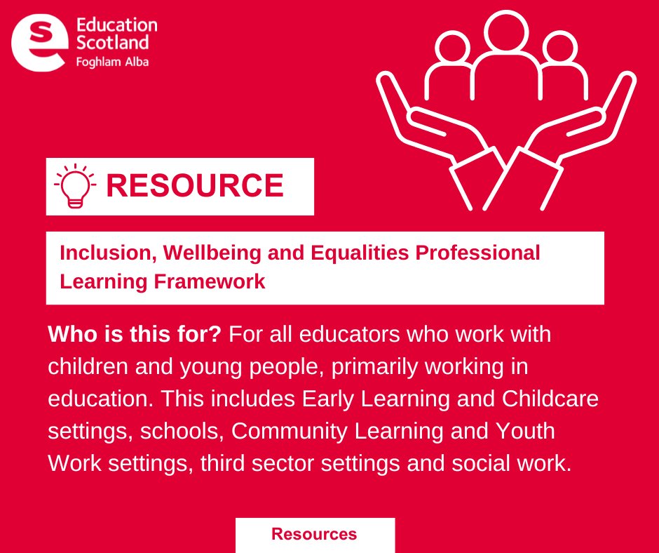 💡 Are you interested in increasing your awareness of different forms of inequalities? What impact might these have on learners & the wider community? Our skilled level resource ‘Impact of inequality’ can help you explore these themes. 👉 education.gov.scot/resources/incl…