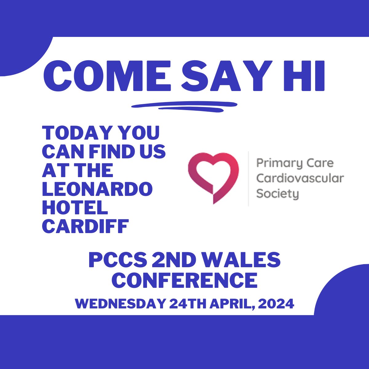 Today you can find us at the Leonardo Hotel in Cardiff for the PCCS 2nd Wales Conference. Are you attending? If so, stop and say hi!