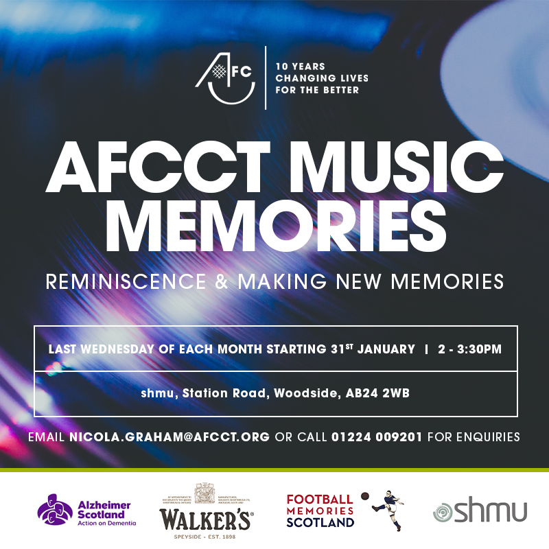 Join us for Music Memories. 🔴 Today at @shmuORG from 2pm to 3:30pm 🎵 Come along to meet new people and make new memories 😁