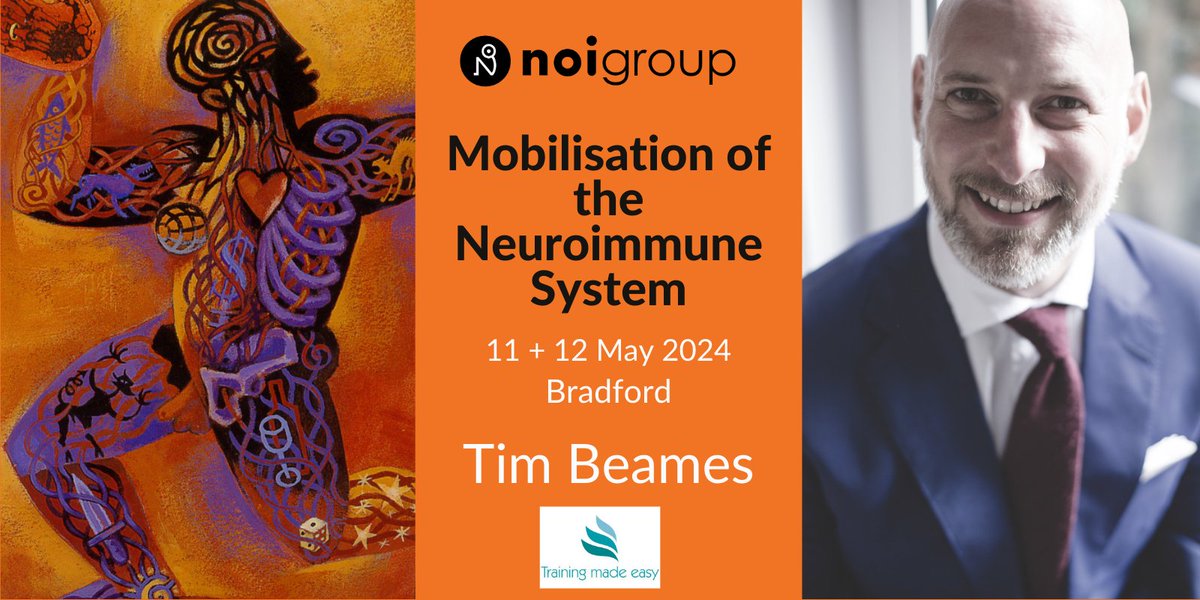 Join @timbeames & @noigroupuk for the Mobilisation of the neuroimmune system at St Luke's Hospital in Bradford! Book your place now on trainingmadeeasy.org to secure your spot!! @Trainingmadeasy #ahp #ahplead #cpd #cpdtraining