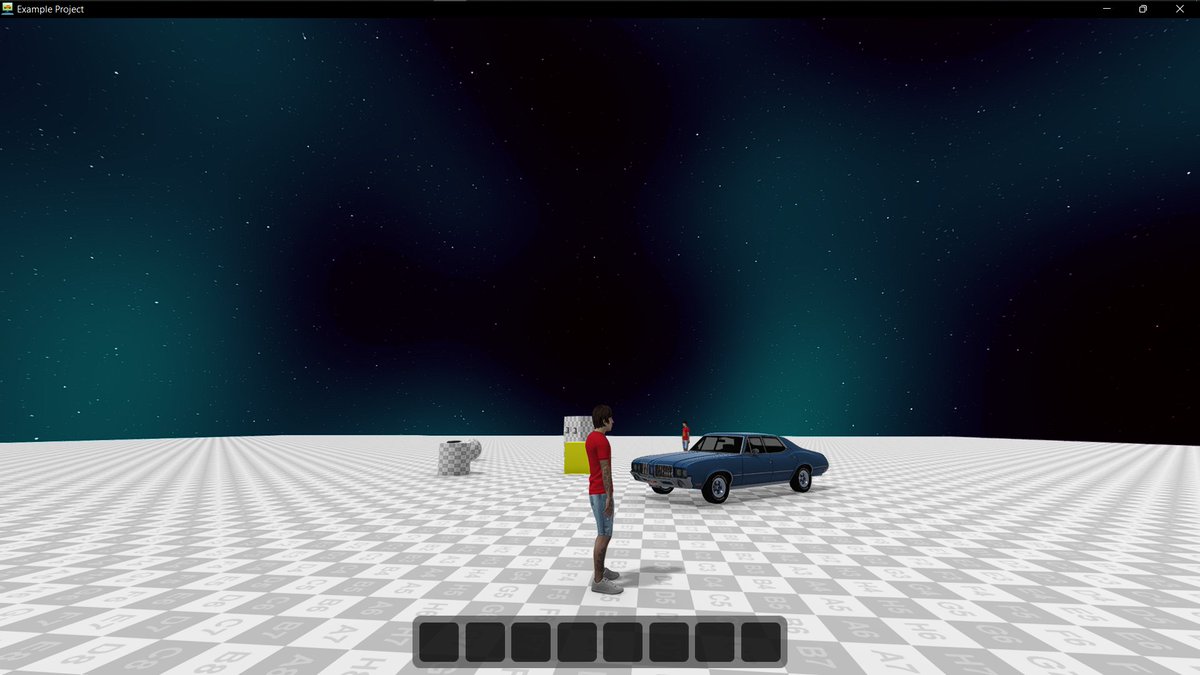neoaxis's tweet photo. New incoming NeoAxis Engine features: Stars skybox, aurora effect today https://t.co/FZ3FLIXFJ6