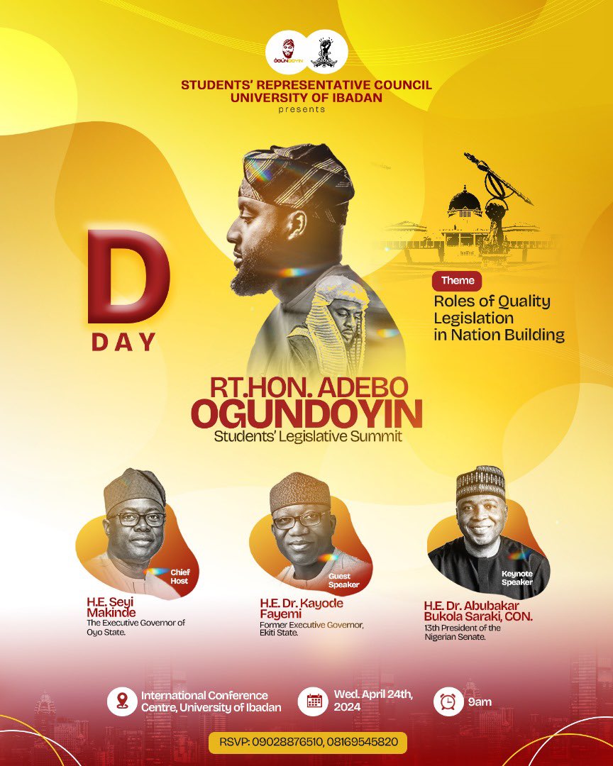 Rt_AOSLS's tweet photo. We are sat at the International Conference Centre, University of Ibadan.

Follow this thread for updates.

#UISRCAdeboOgundoyinLegislativeSummit https://t.co/l1GI4NBsdW