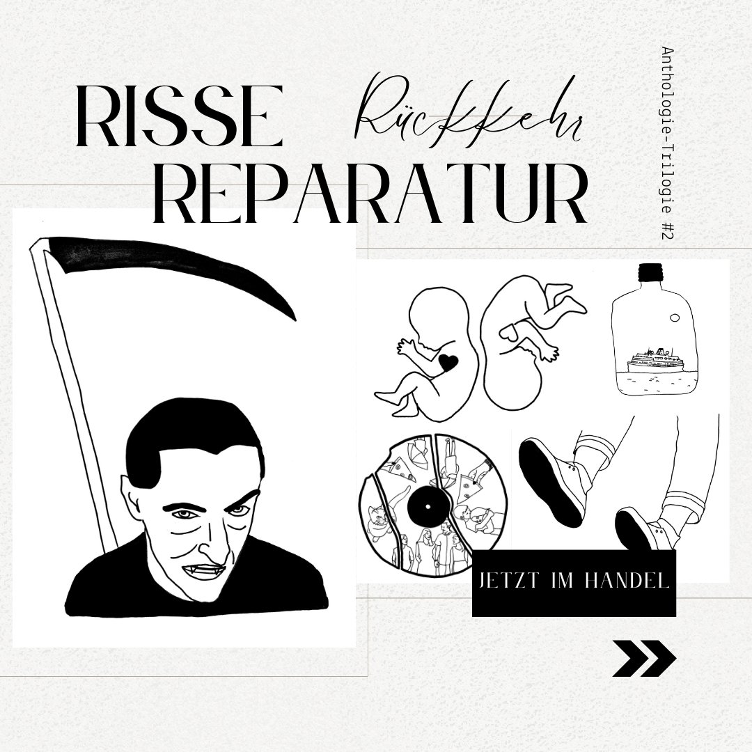 Lust auf Kurzgeschichten? Die neue #AnthologieTrilogie mit den Themen Risse, Rückkehr, Reparatur von 21 Autor*innen ist ab sofort bestellbar: tinyurl.com/Anthologie-Tri…